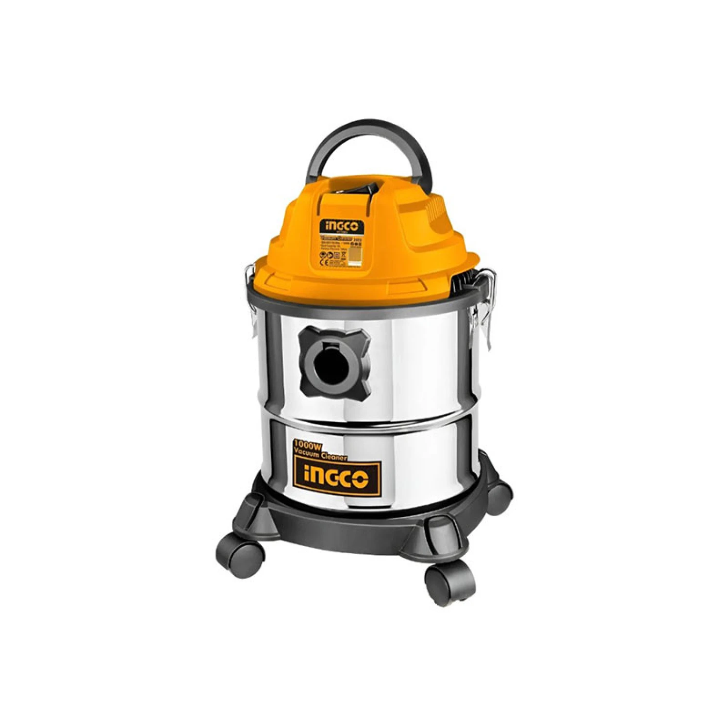 Aspiradora 800w con tanque acero inox. 12L.